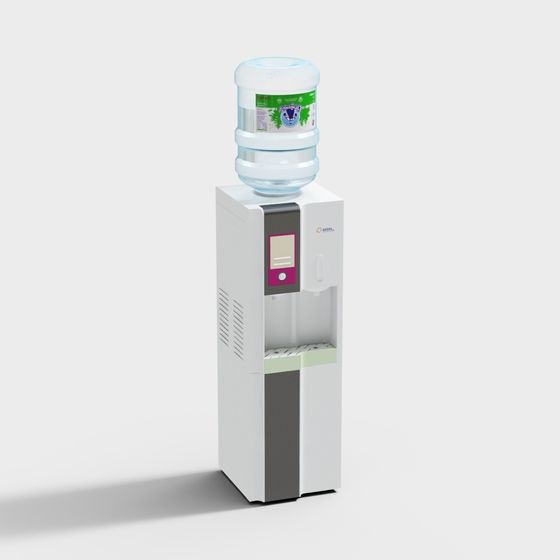 Realistic Water Dispenser 3D model for Modern Offices