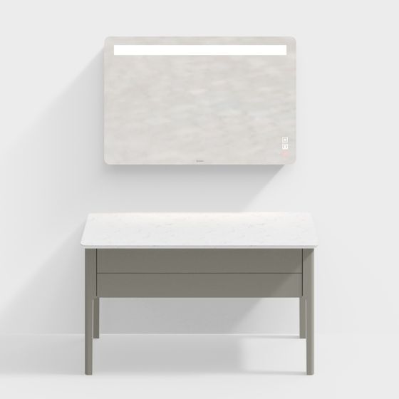 Urban Corner Vanity Table 3D model