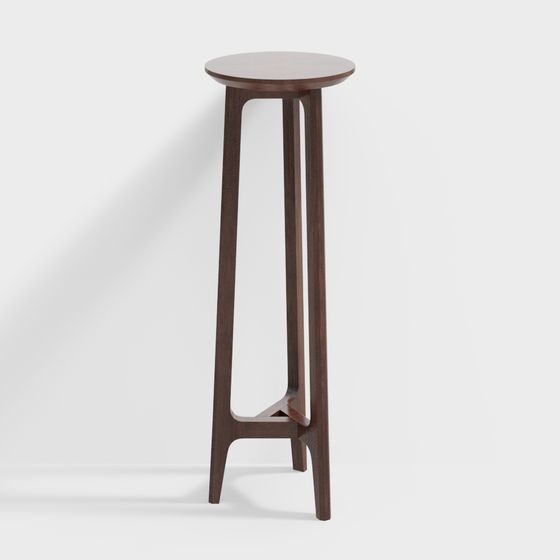 Urban Pedestal Table 3D model for Creative Spaces