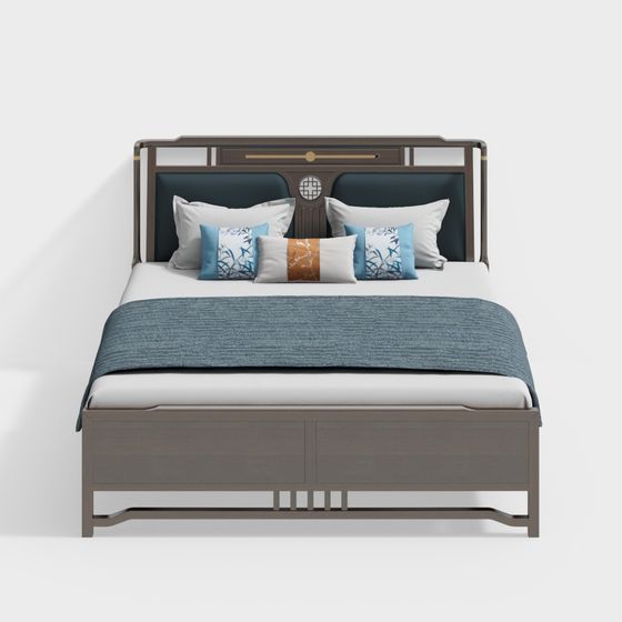 Urban Elegance Bed 3D model
