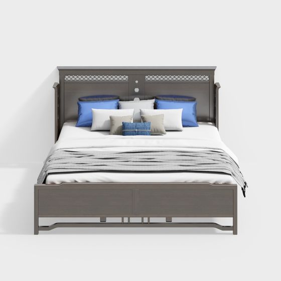 Urban Retreat Bed 3D model