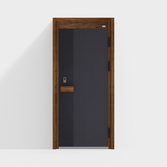 Elegant Minimalist Door 3D model