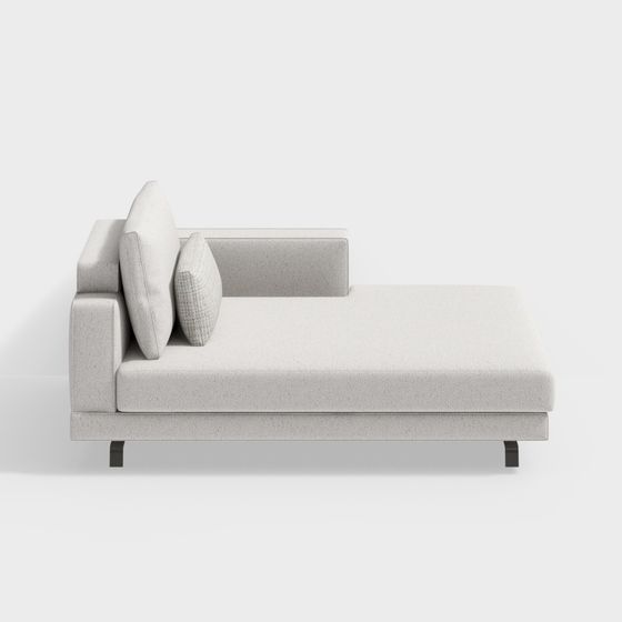 Modern Low-Polygon Sofa 3D model
