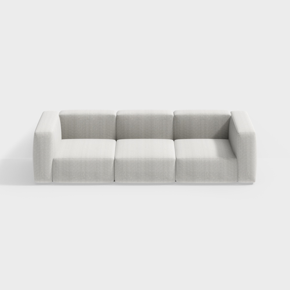 Hay Home Flaggschiff HAY Soft Mags Nordisches Stoff Sofa Doppel Multiplayer Sofa-009 Dreisitzer 101993