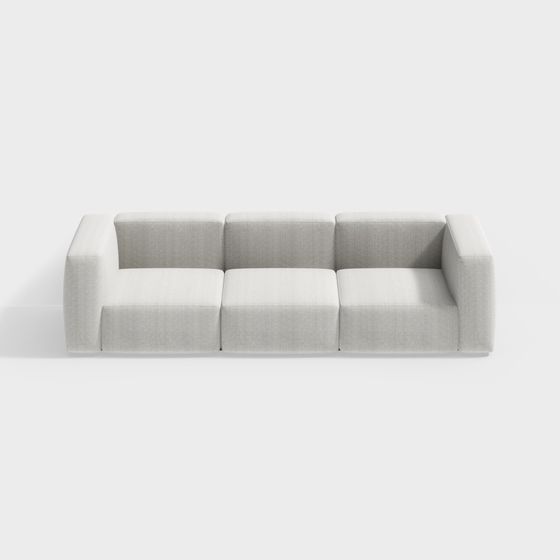 Hay Home Flaggschiff HAY Soft Mags Nordisches Stoff Sofa Doppel Multiplayer Sofa-009 Dreisitzer 101993
