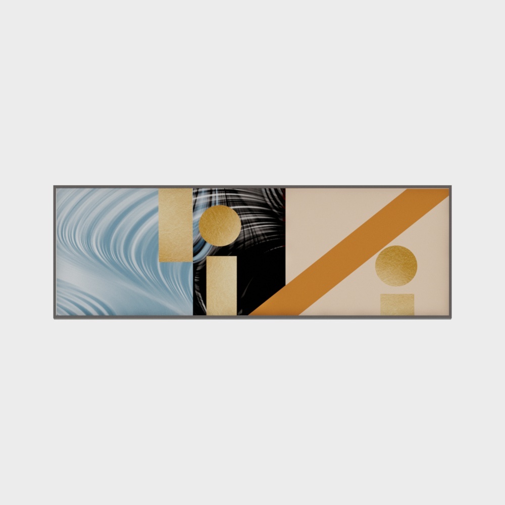 Dragonsmiths - Nordic modern minimalist abstract wind decoration painting - bedroom decoration painting