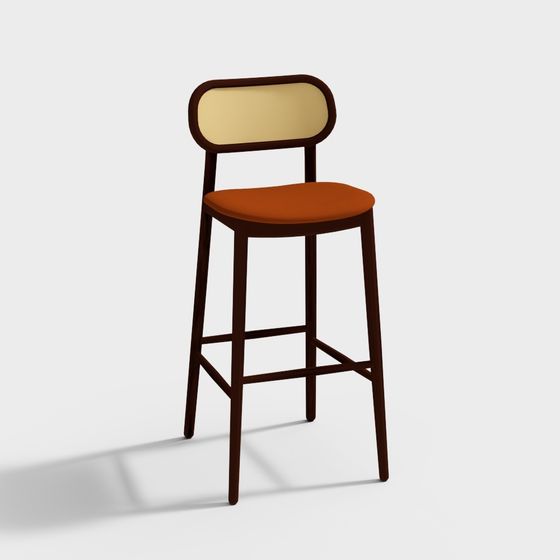 Unique Bar Stool 3D model for Creative Projects