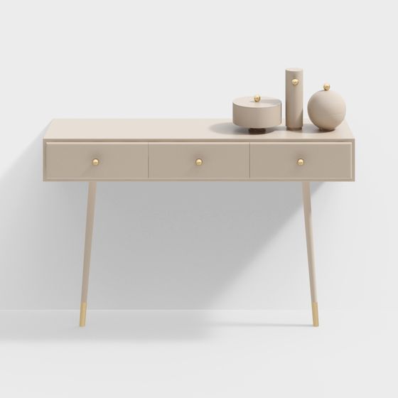 Sophisticated Desk 3D Model for Modern Interiors