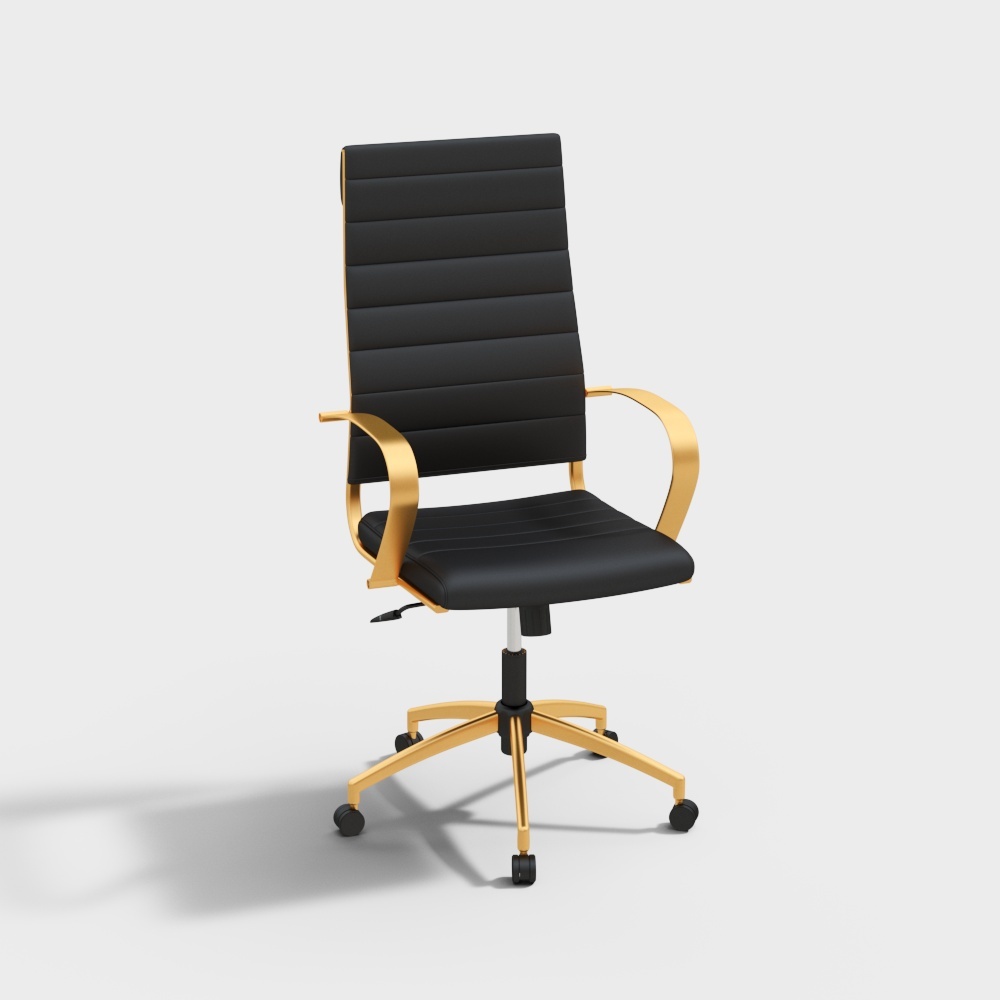 Chaise de bureau 4020 - Noir Or