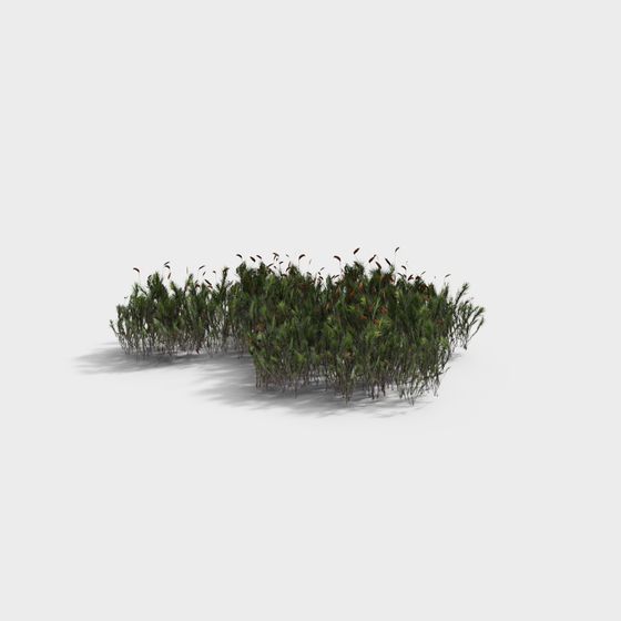 Low-Poly Grassland 3D Model for Creative Projects