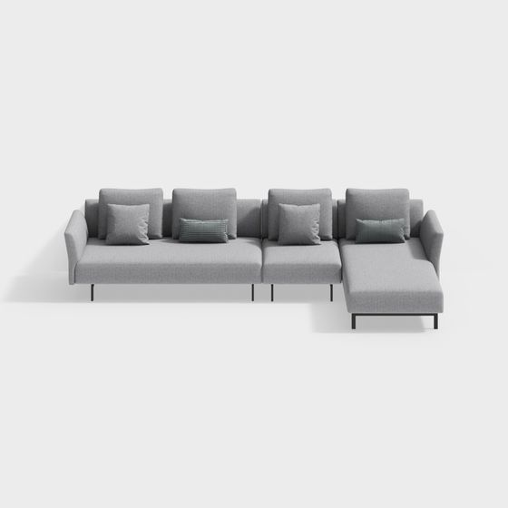 Urban Comfort 3D Model Sofa