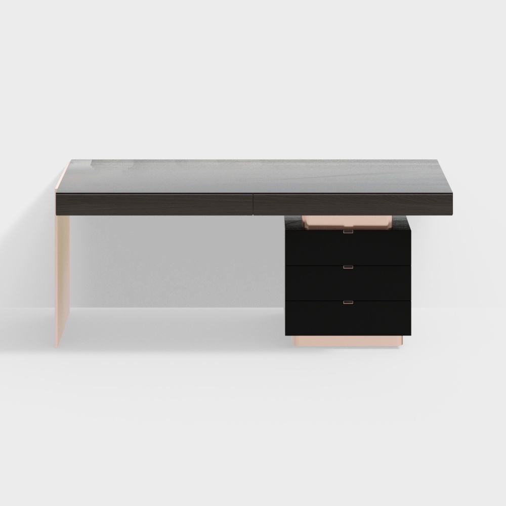 Modern desk bottom cabinet