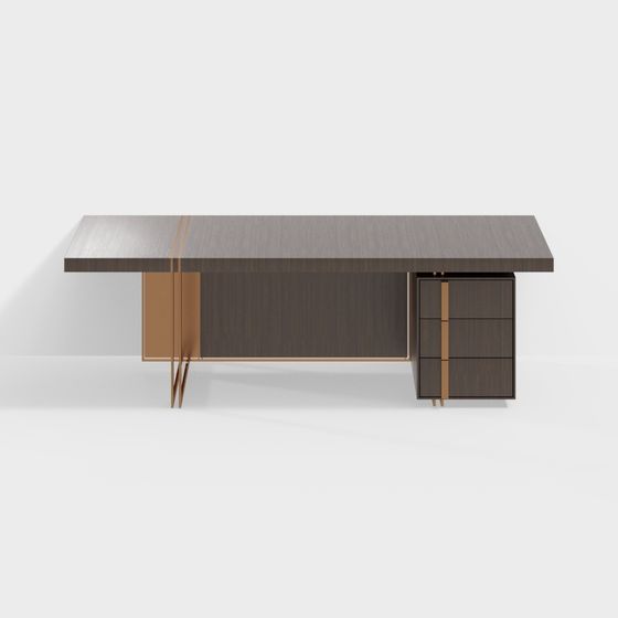 Urban Edge Desk 3D model