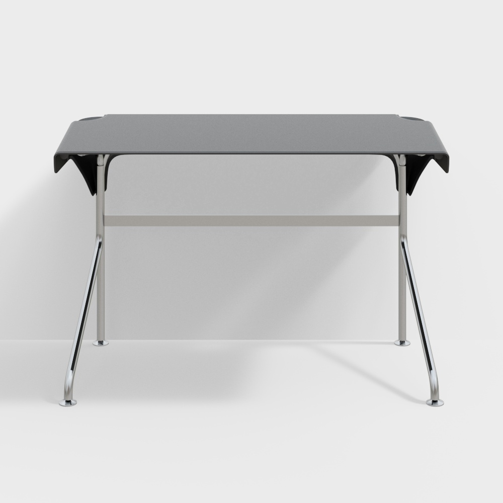 TUCANO Modern Black Leather Desk