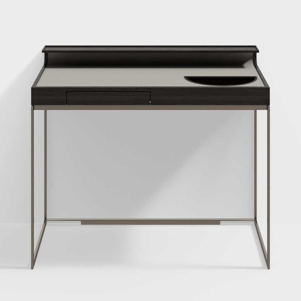 Modern dark desk