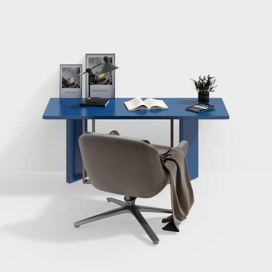 Combinazione di Scrivania e Sedia Moderna per Bambini