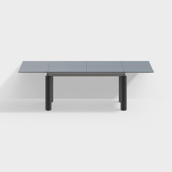 Urban Long Table 3D model