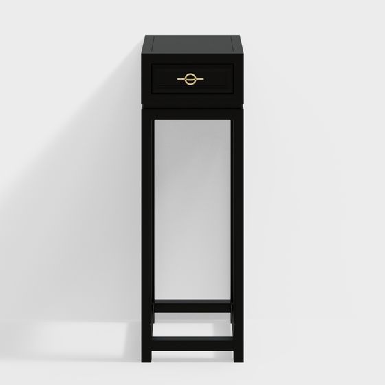Stylish Urban Corner Cabinet 3D model