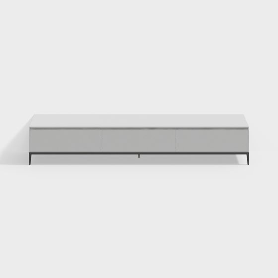 Modern Minimalist TV Cabinet 3D model