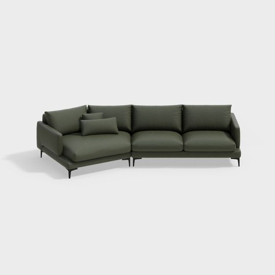 Stylish Modern 3D Sofa Model