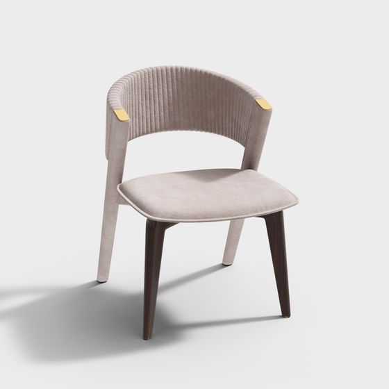 Cozy Curve Chair 3D model