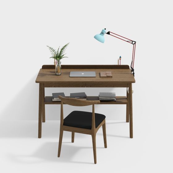 Combinaison de bureau et chaise nordique