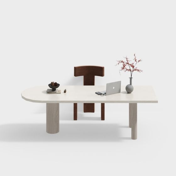 Urban Office Desk 3D model
