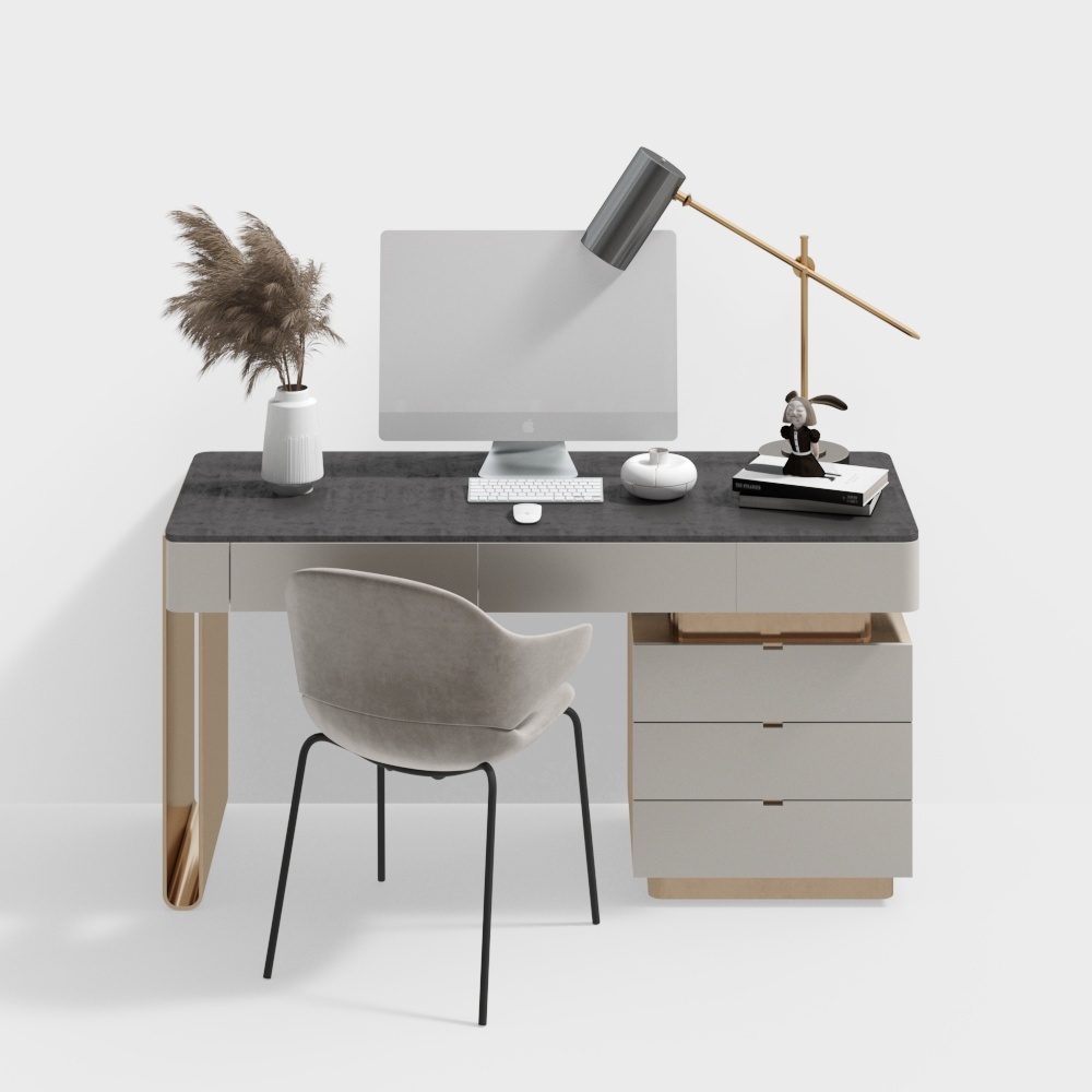 Modern combination of desks and chairs