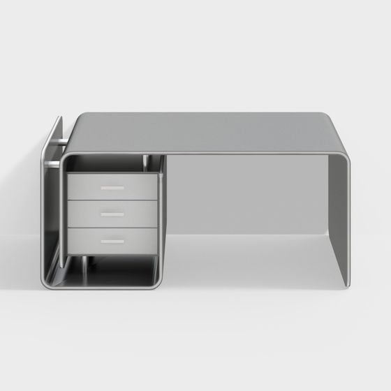 Urban Workspace Desk 3D model for Modern Interiors