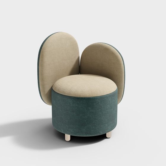 Cozy Curve 3D model Chair