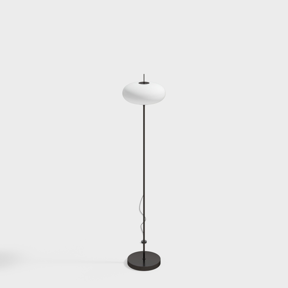 French modern floor lamp black gold