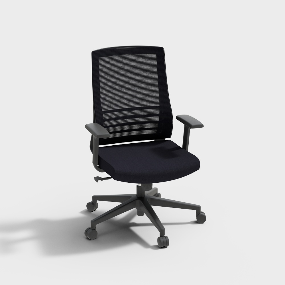 Jingyi Furniture-Hyundai-CH-302B-Office Net Chair