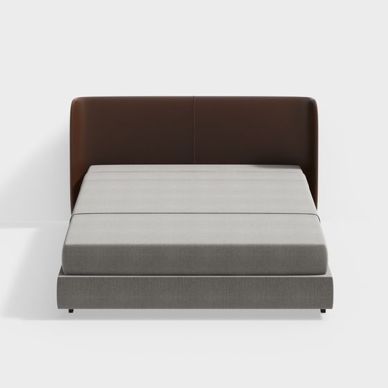Modern Minimalist Bed Frame 3D model