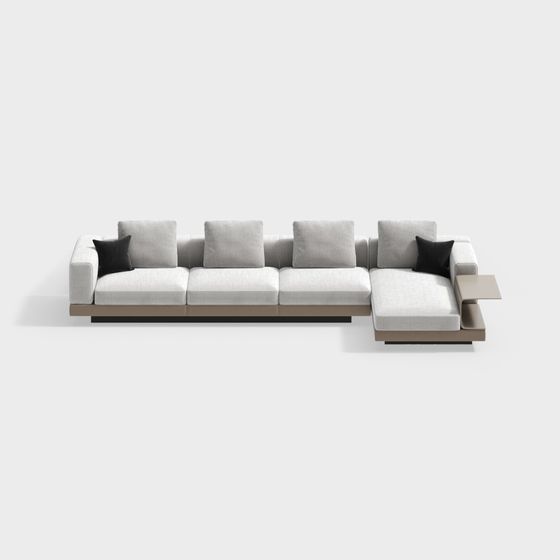 Urban Comfort 3D model Sofa for Modern Interiors