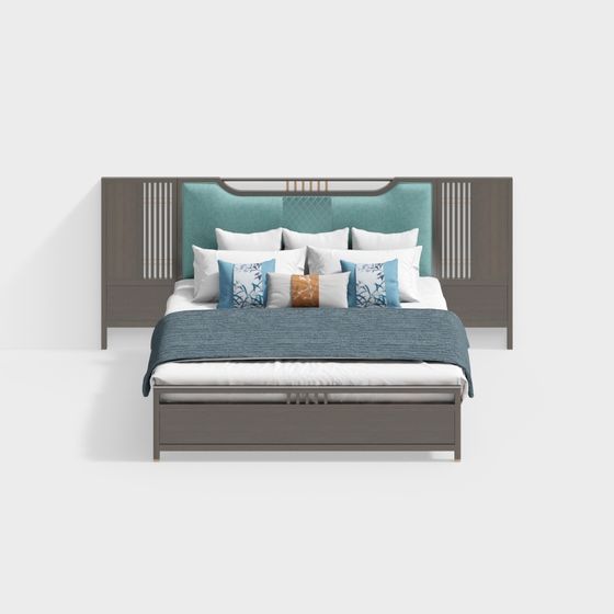 Cozy Retreat 3D Model Bed