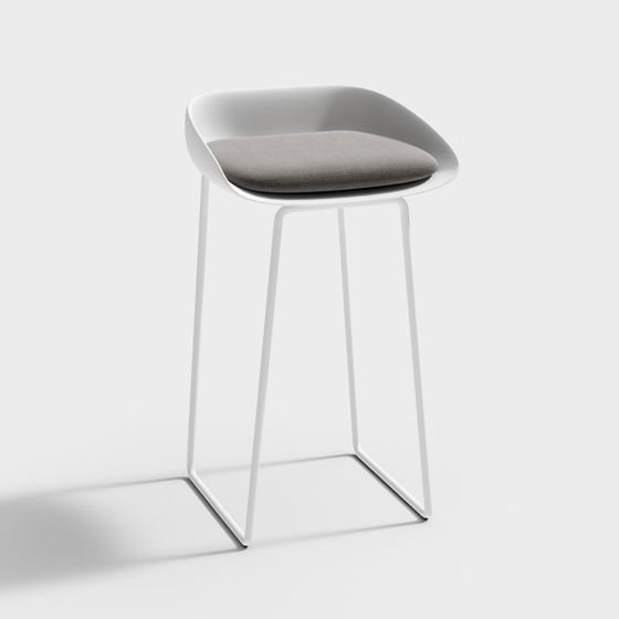Urban Comfort Stool 3D model