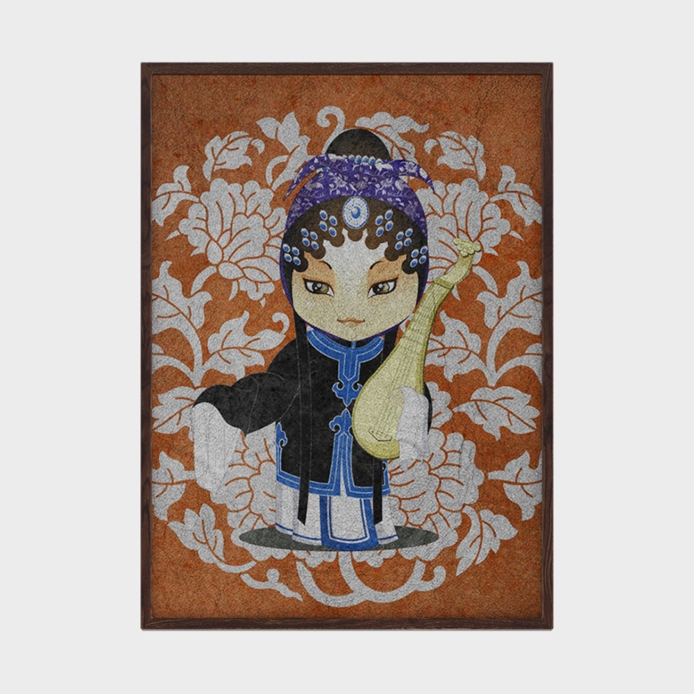 Chinese decorative painting drama