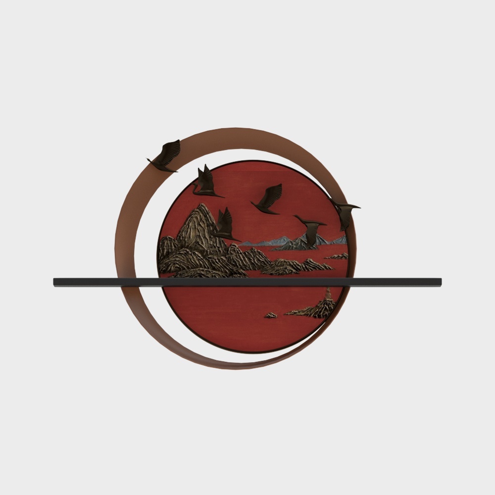 Sky Realm 3D Model – Low-Poly Nature Design