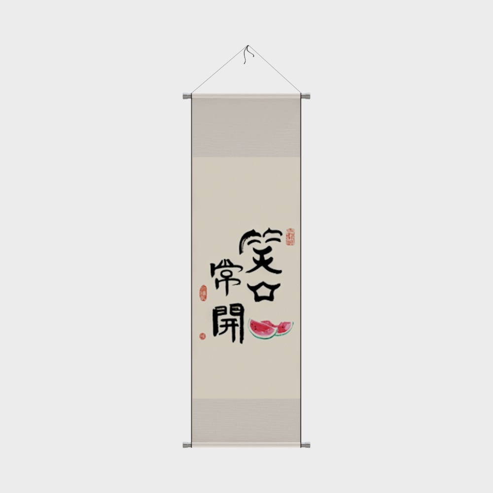 Joyful Hanging Scroll 3D model