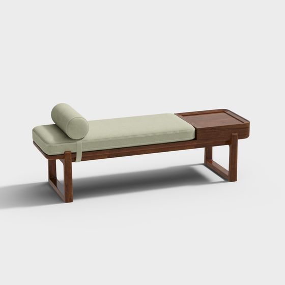 Cozy Bench 3D model for Modern Design