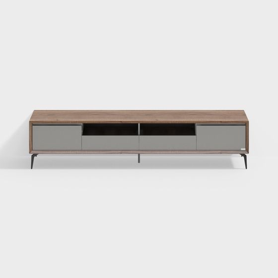 Modern Minimalist TV Cabinet 3D model