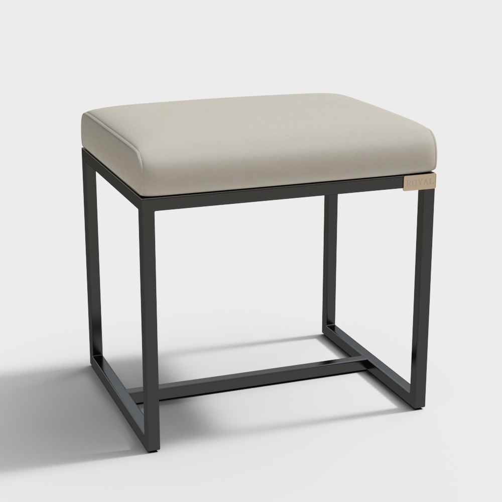Royal Ottoman 3D model