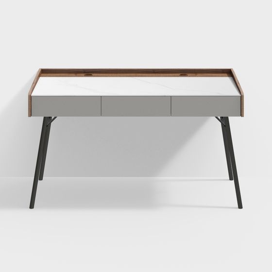 Urban Office Desk 3D model for Modern Aesthetics