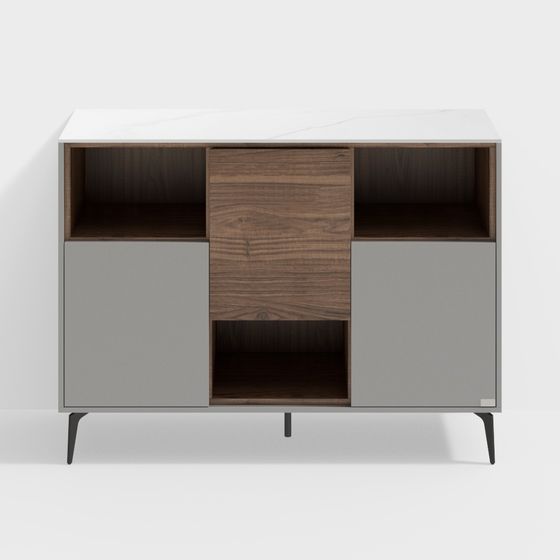 Urban Living Room Cabinet 3D model