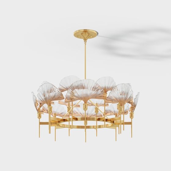 Elegant 3D Model Chandelier for Modern Interiors