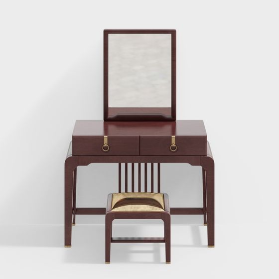Elegant Vanity Table 3D model