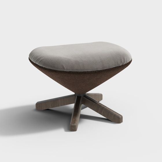 Cozy Ottoman 3D model
