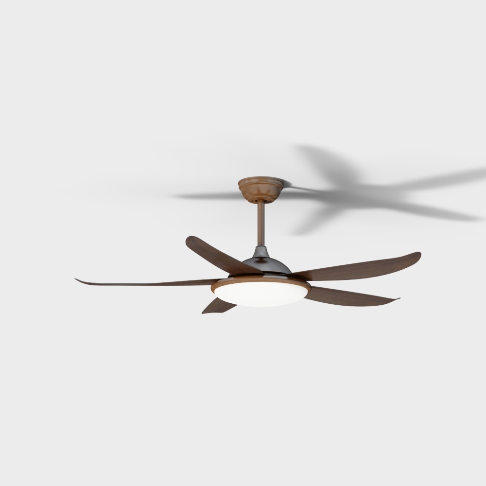 Famous Hui - Modern Series - Straight Leaf Ceiling Fan Lamp - M52-A031