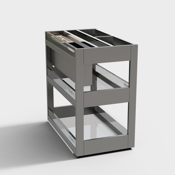 Stylish Urban Storage Unit 3D model
