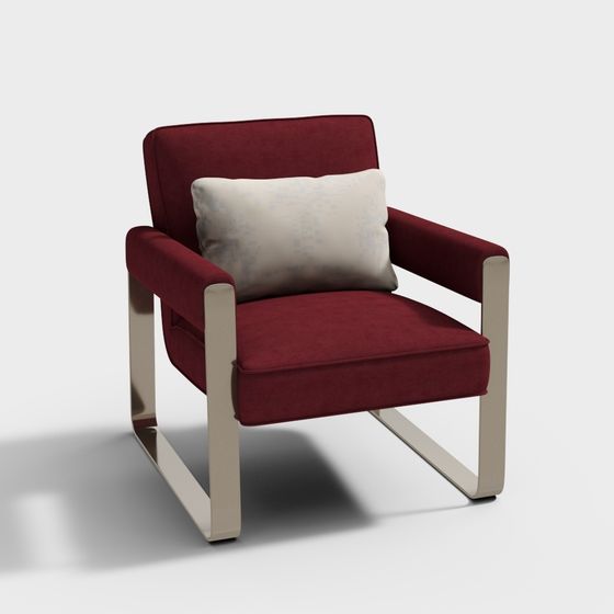 Urban Sofa 3D model - Modern Minimalist Elegance
